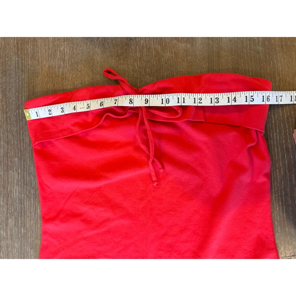 WILD FABLE Red Strapless Cotton/Spandex Summer Mini Dress XL - Picture 8 of 8